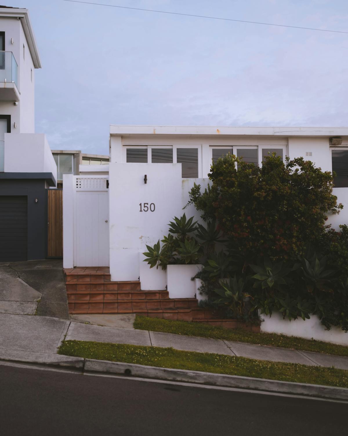 Modern villa in residential area